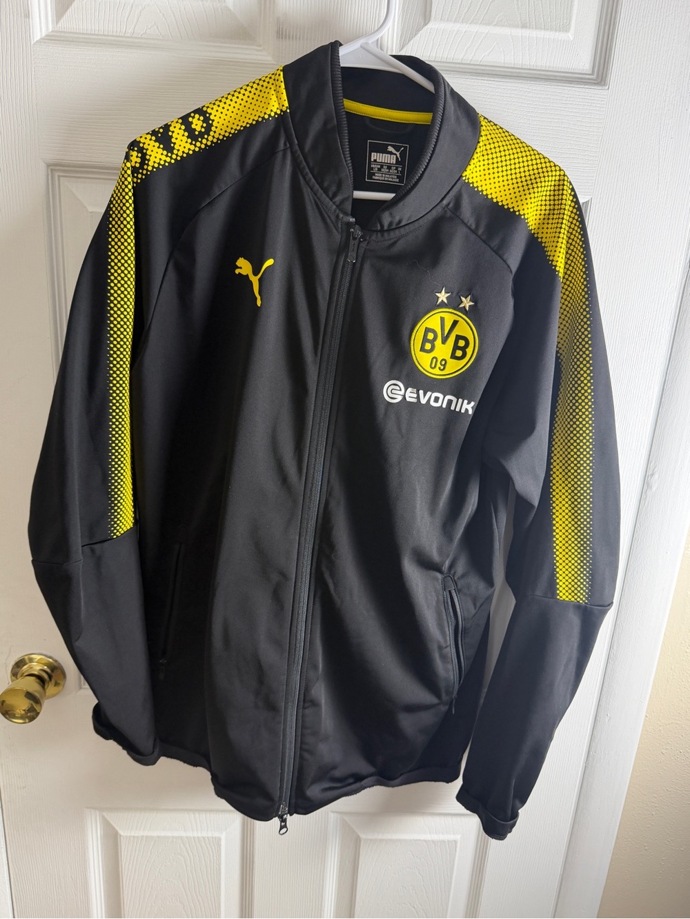 Puma Borussia Dortmund Black & Yellow Track Jacket L